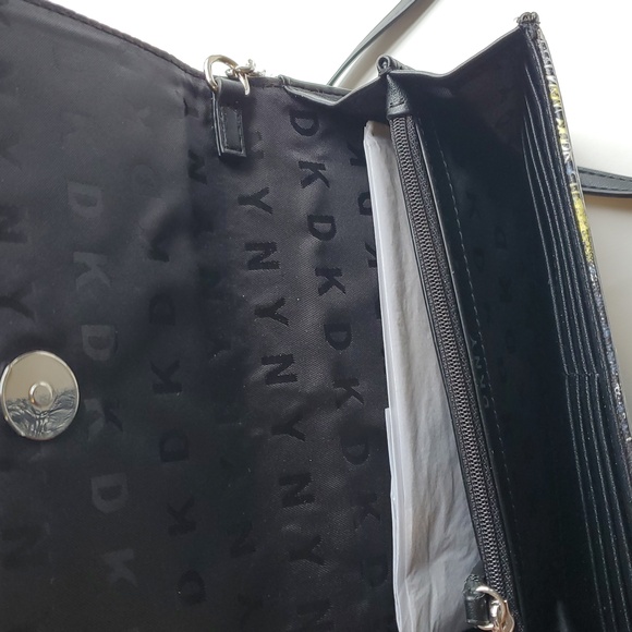 DKNY Graffiti Wallet on a Chain Crossbody - Picture 5 of 9